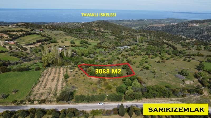 Tavaklı Köyü`nde Deniz Manzaralı, Doğayla İç İçe Satılık Arazi!
